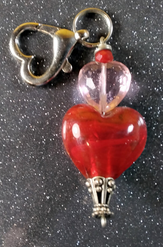 Clear red heart